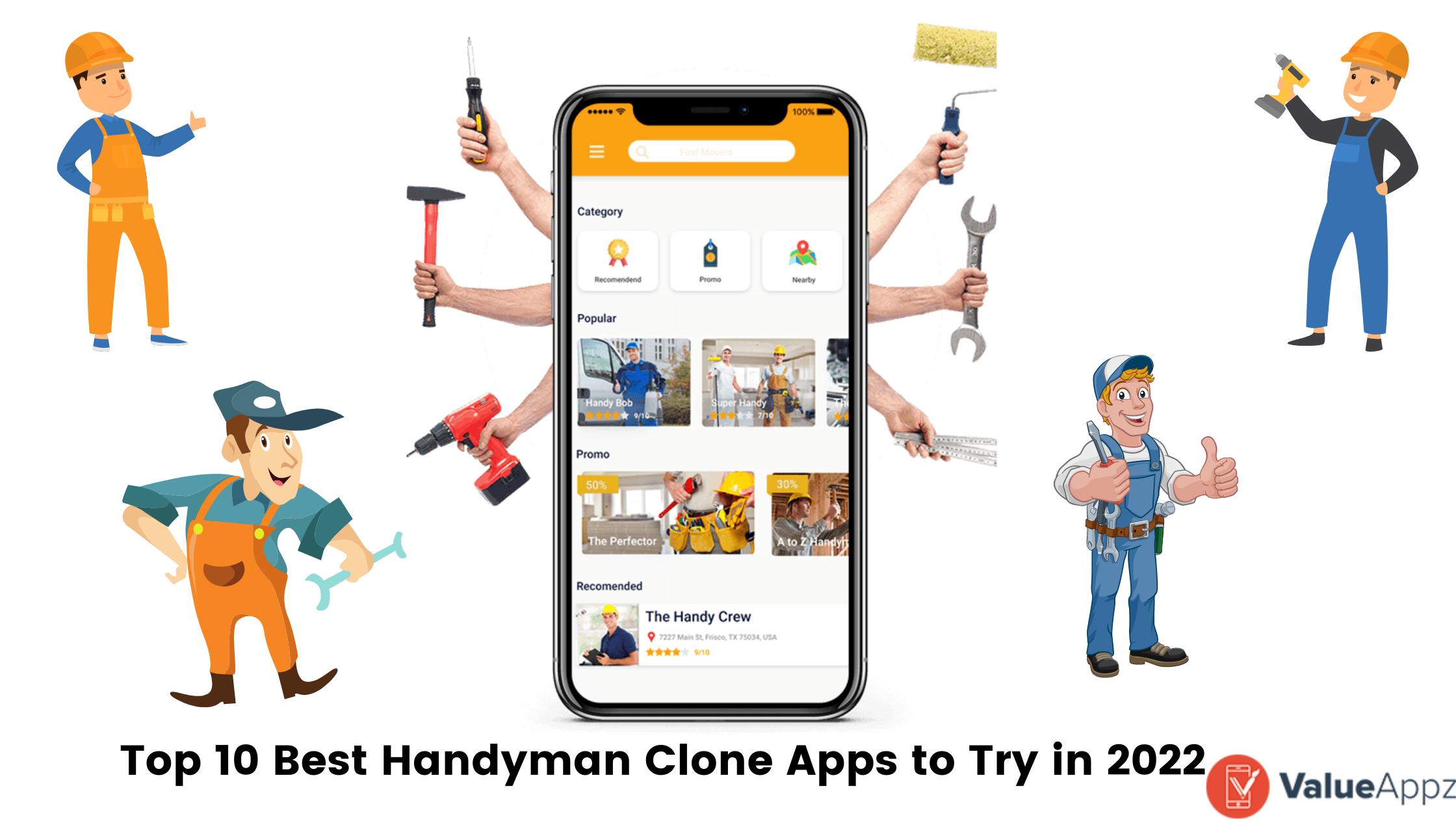 Top 10 Best Home Service Handyman Clone Ap...