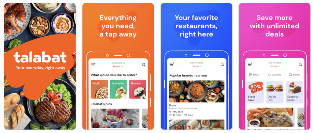 Talabat UAE Food Delivery App