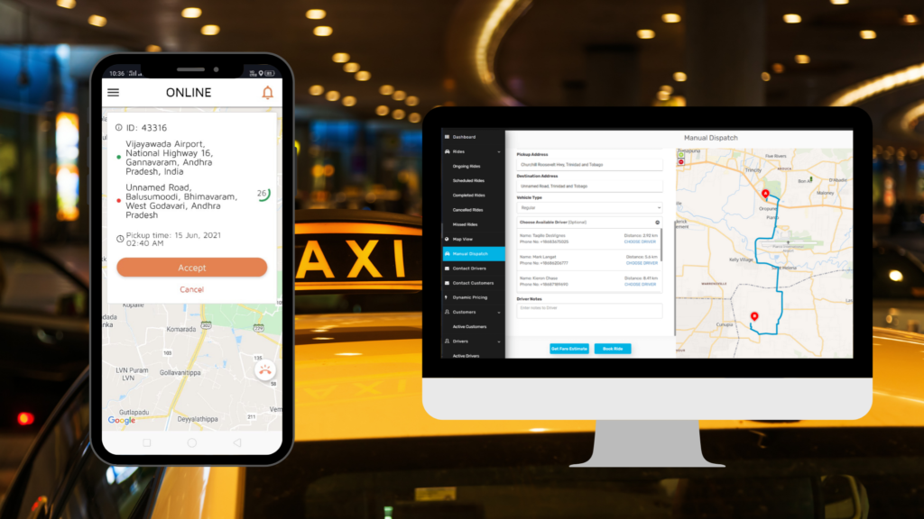 white label taxi app