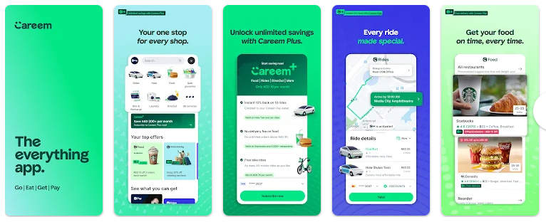 Careem taxi service