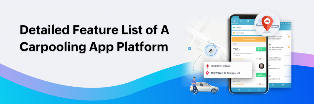 Detailed Feature List of A Carpooling App Platform - ValueAppz