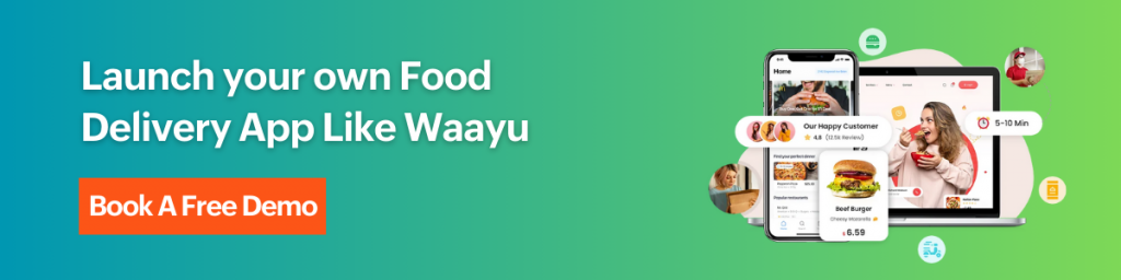 Launch your own Food Delivery App Like Waayu