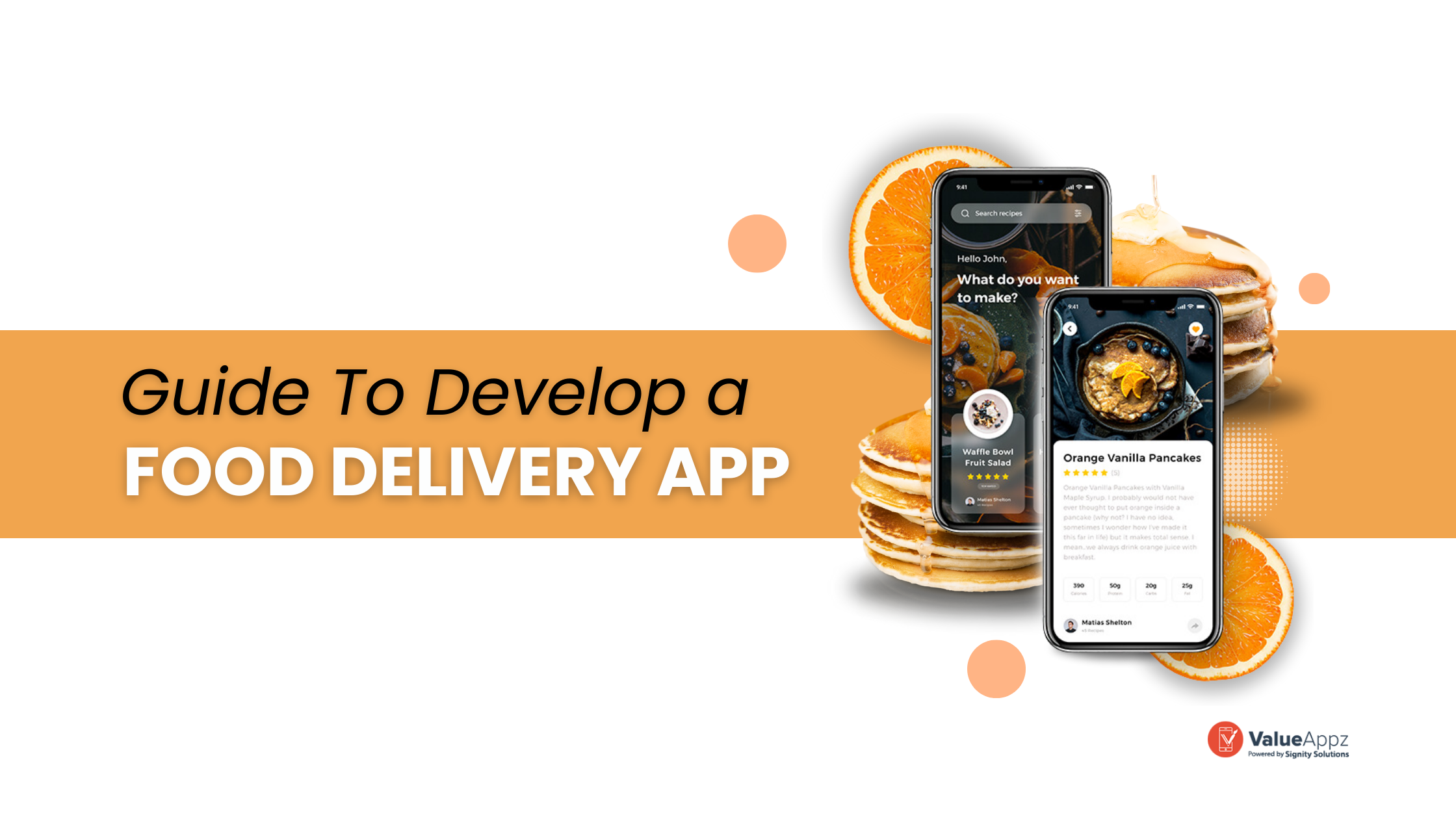 Develop A Food Delivery App