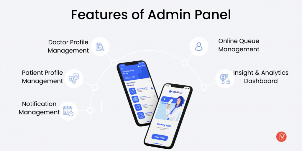 Features of Admin Panel App