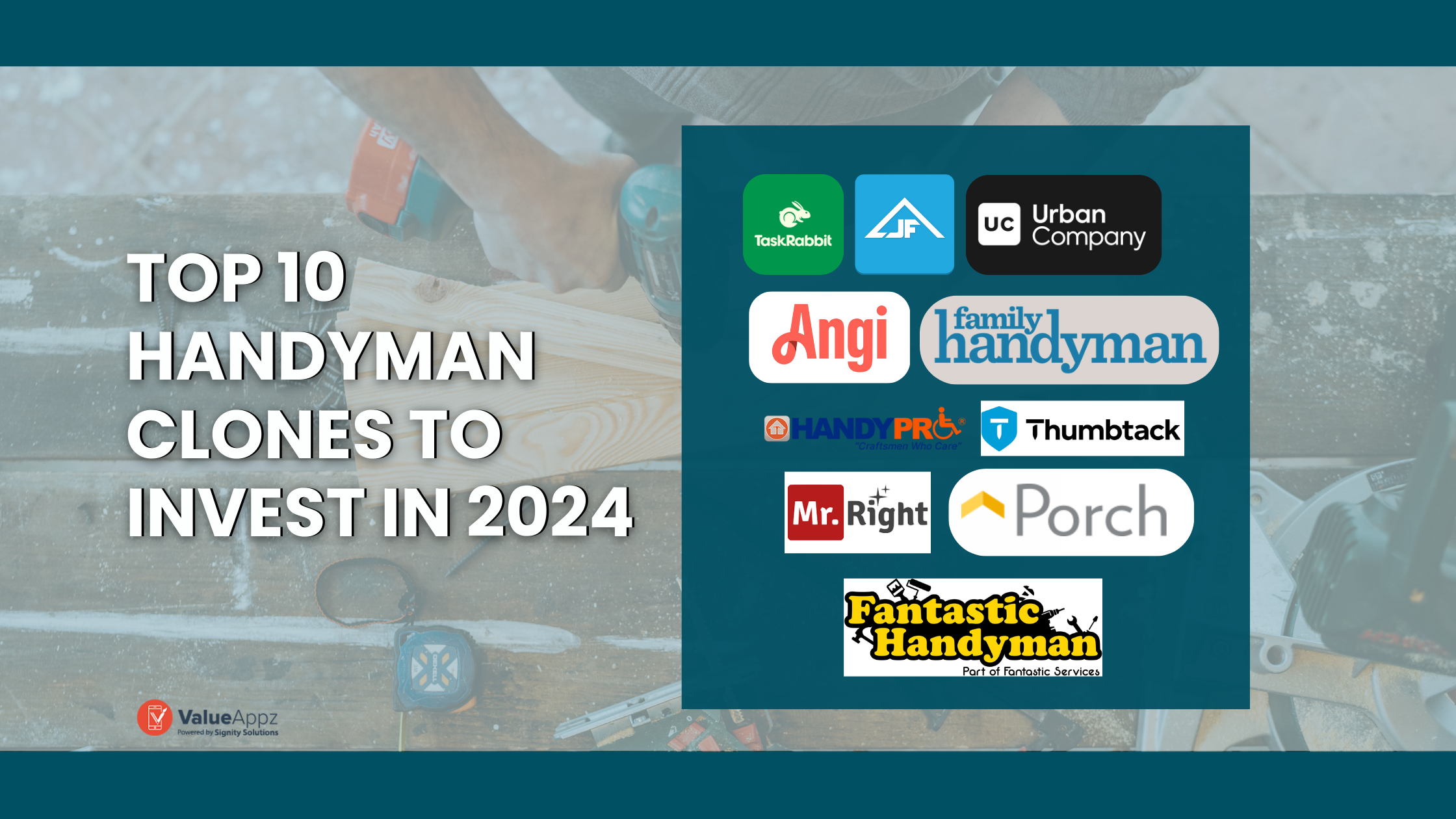 Top 10 handyman clones to invest in 2024 - ValueAppz