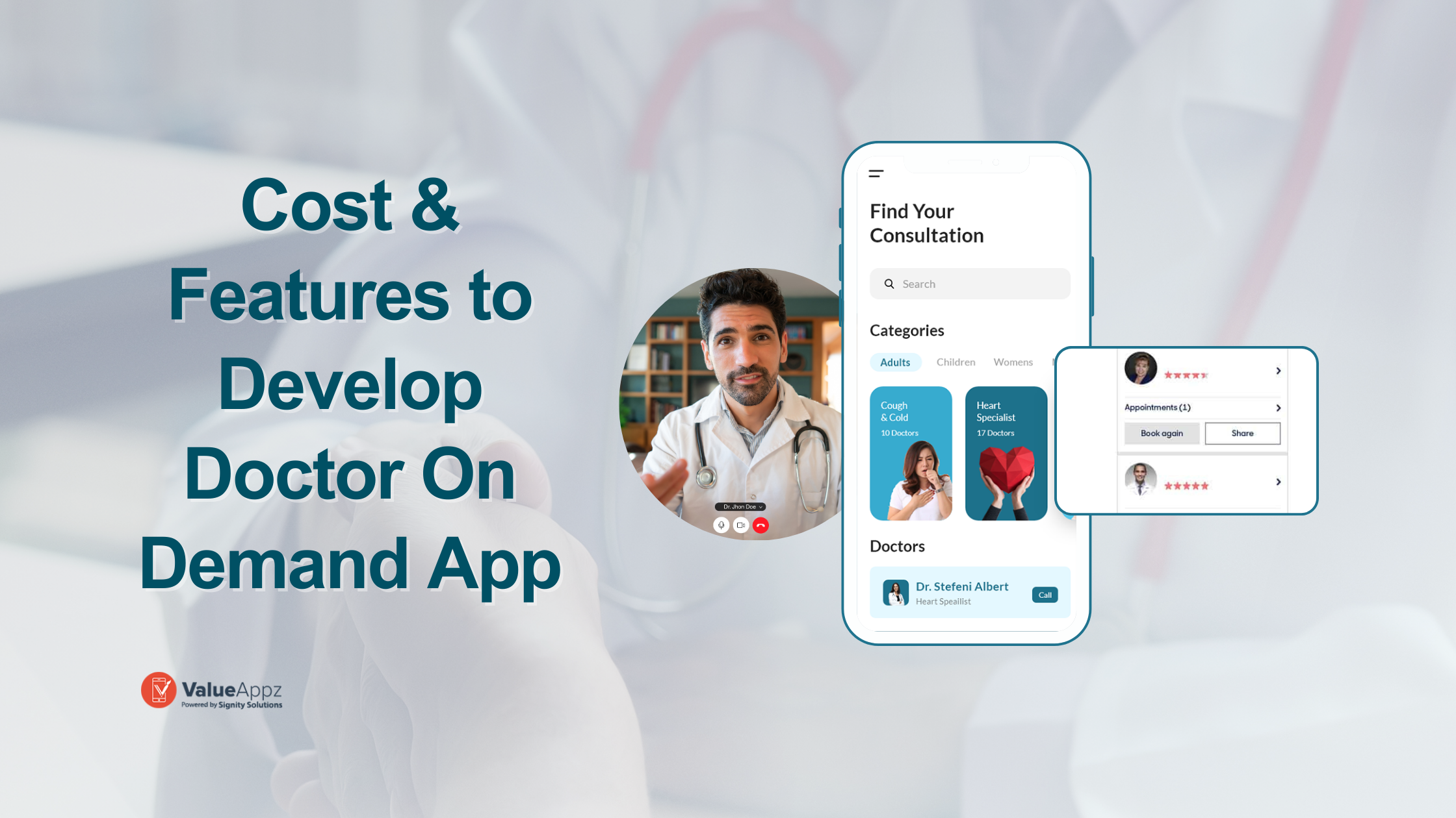 Cost and Features to Develop a Doctor on Demand App