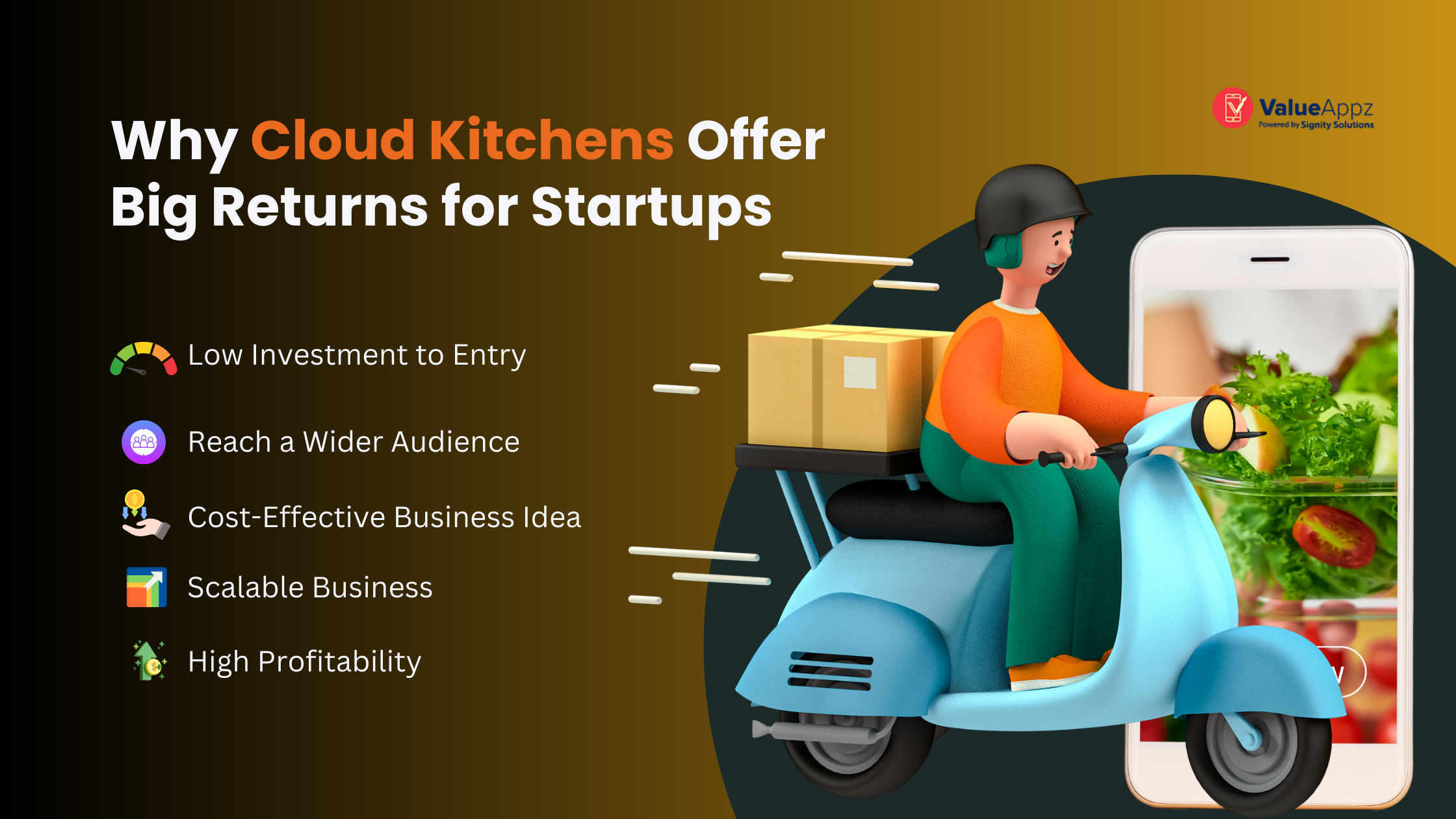 Top Reasons to Invest in Cloud Kitchen Startups