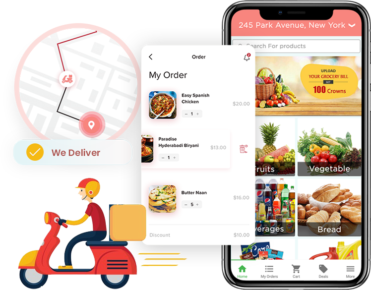 Getir Yemek Like Grocery Delivery App