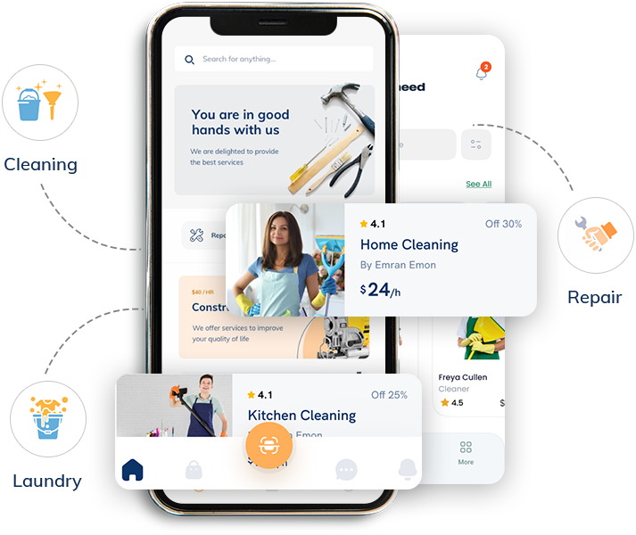 Take your Business to Newer Heights with our Uber for Handyman App Development Solution