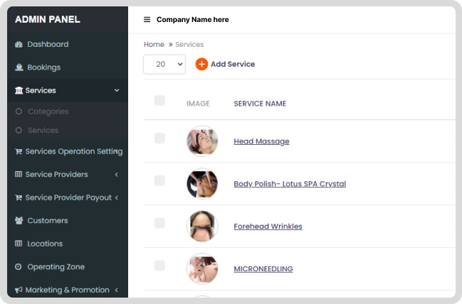 Admin Dashboard
