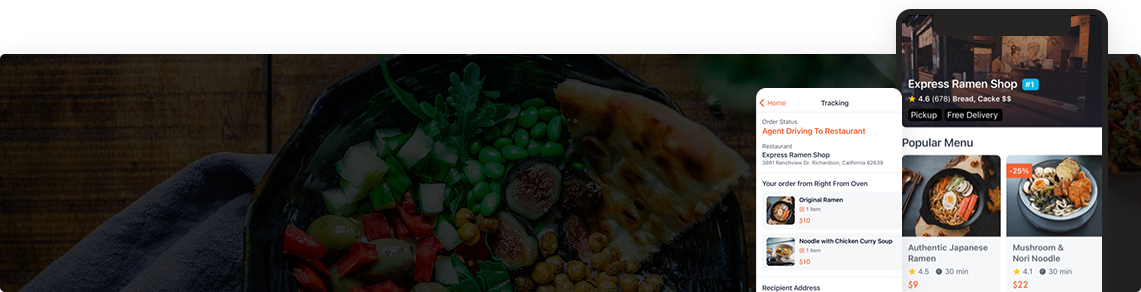 Launch  Online Food Marketplace App